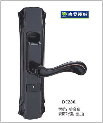 安泰萊室內(nèi)門指紋鎖(黑珀)DE280 安泰萊室內(nèi)門指紋鎖(黑珀)DE280